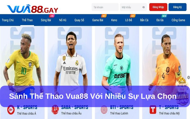 Thể thao Vua88 – Cá cược thể thao sôi động